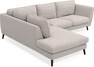 Madison - 2-sits soffa med divan vänster - Grå