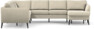 County - Hörnsoffa, 2+3-sits med schäslong höger - Beige