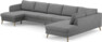 County - 4-sits soffa med schäslong vänster och divan höger - Grå