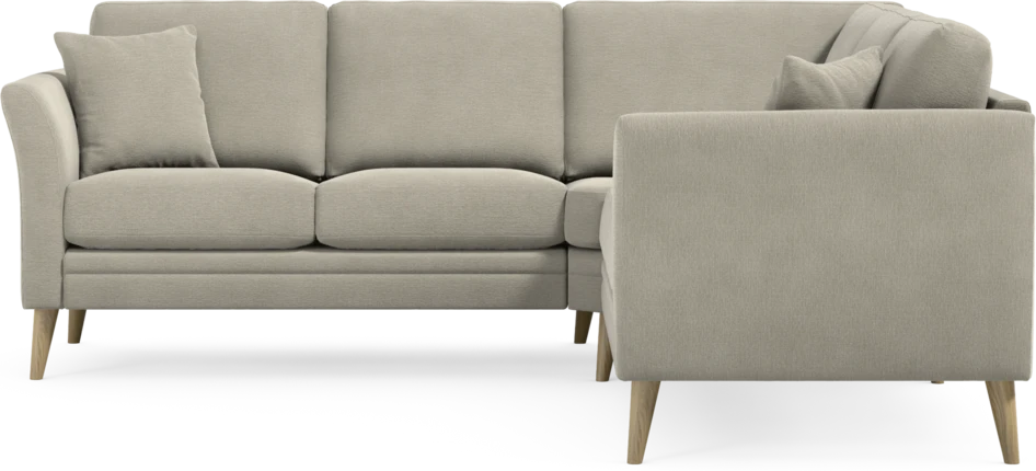 Eden - Hörnsoffa, 2+2-sits - Brun