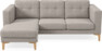 Rio - 3-sits soffa med schäslong vänster - Beige