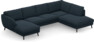 Madison Lux - 2-sits soffa med schäslong vänster och divan höger - Blå
