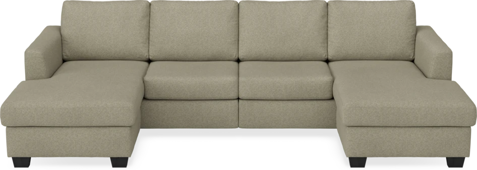 Friday - 2-sits soffa med två schäslonger - Beige