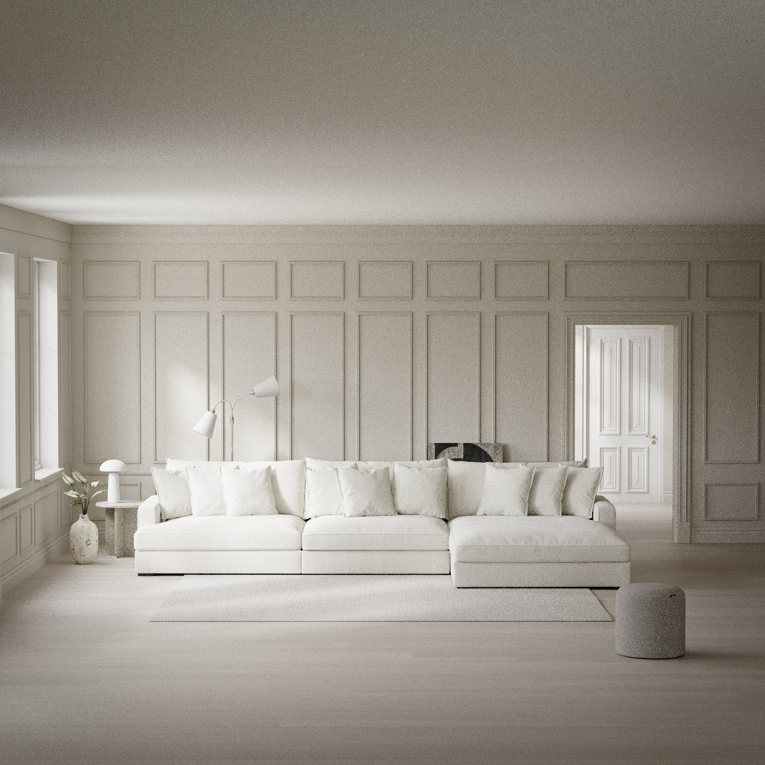 Rossi, 4-sits soffa med schäslong XL höger