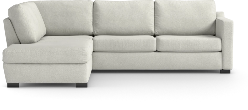 Friday - 2,5-sits soffa med divan vänster - Vit