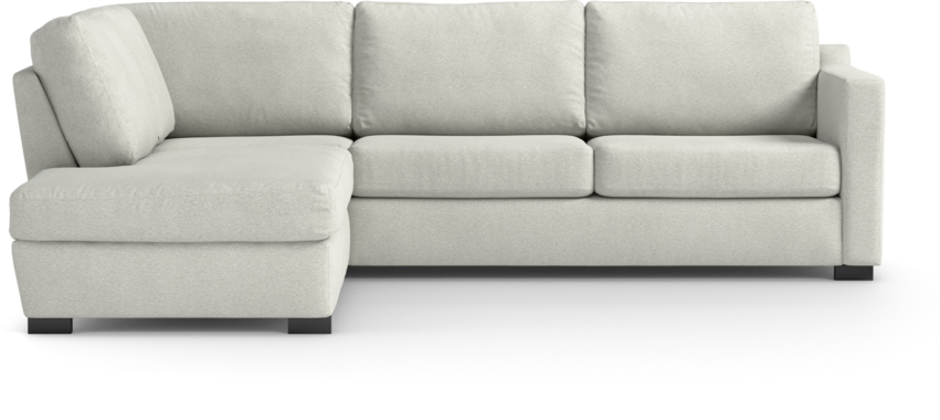 Friday - 2,5-sits soffa med divan vänster - Vit