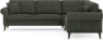 Eden - Hörnsoffa, 2,5+2,5-sits - Grön