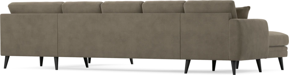 Eden - 3-sits soffa med schäslong vänster och divan höger - Beige