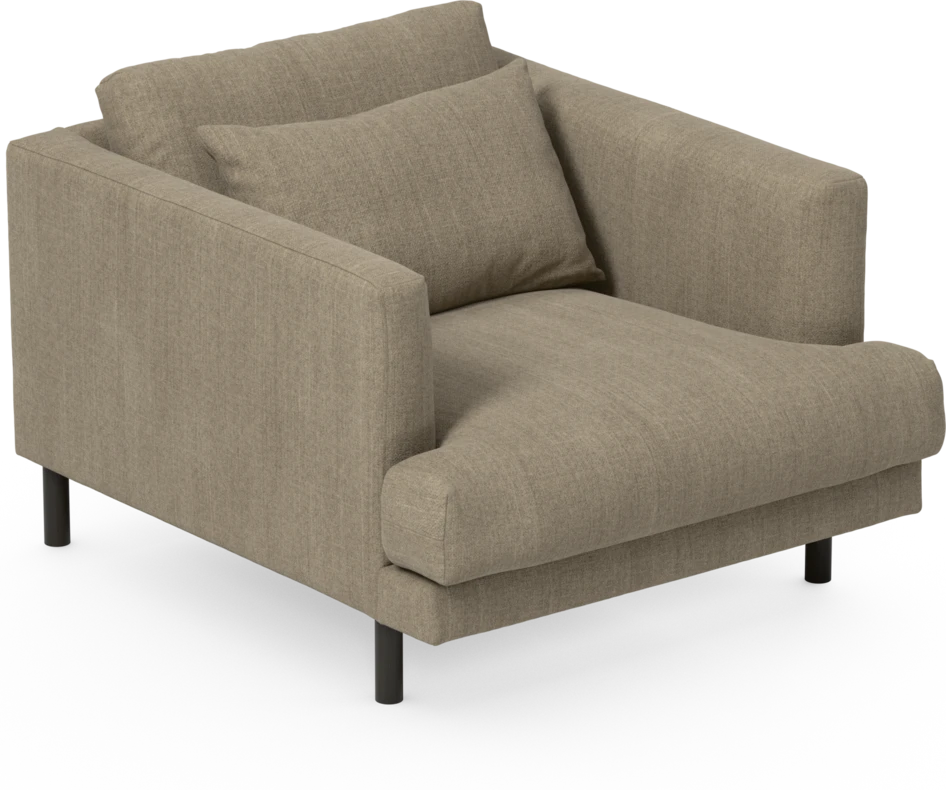 Harper - Fåtölj, 75 cm - Beige