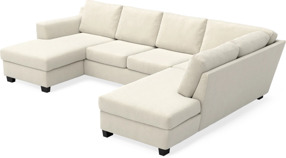 Friday - 3-sits soffa med schäslong vänster och divan höger - Beige