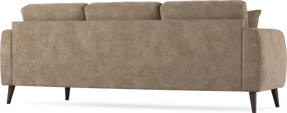 Eden - 3-sits soffa svängd - Beige