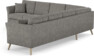 Eden - Hörnsoffa 3+3 - Grå