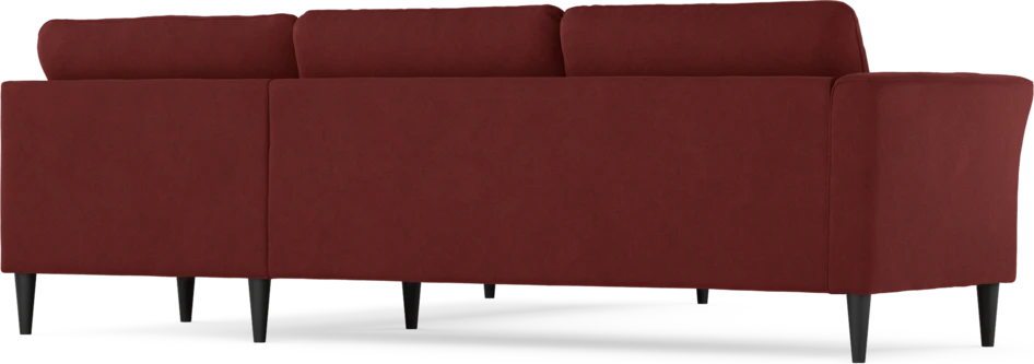 Bridge - Hörnsoffa, 2+2-sits - Röd