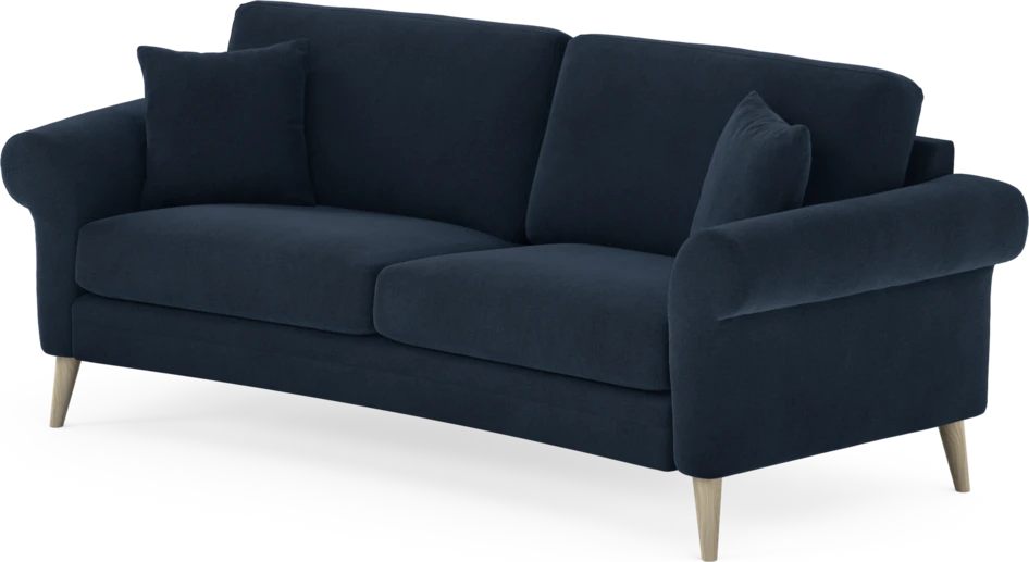Eden - 2,5-sits soffa svängd - Blå