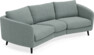 Madison - 3-sits soffa svängd, 70 cm - Turkos