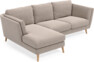 Madison Lux - 2-sits soffa med schäslong vänster - Beige