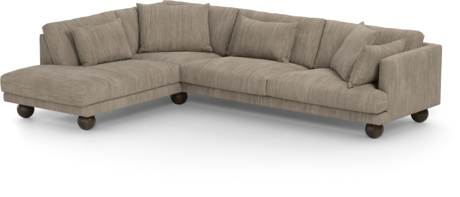 Harper - 3-sits soffa med divan vänster - Beige