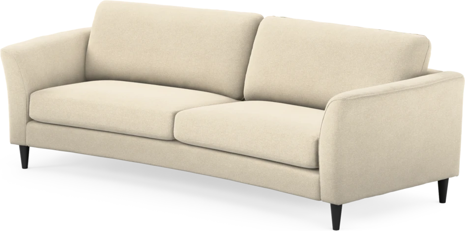 Bridge - 3-sits soffa svängd - Beige