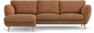 Madison Lux - 2-sits soffa med schäslong vänster - Orange