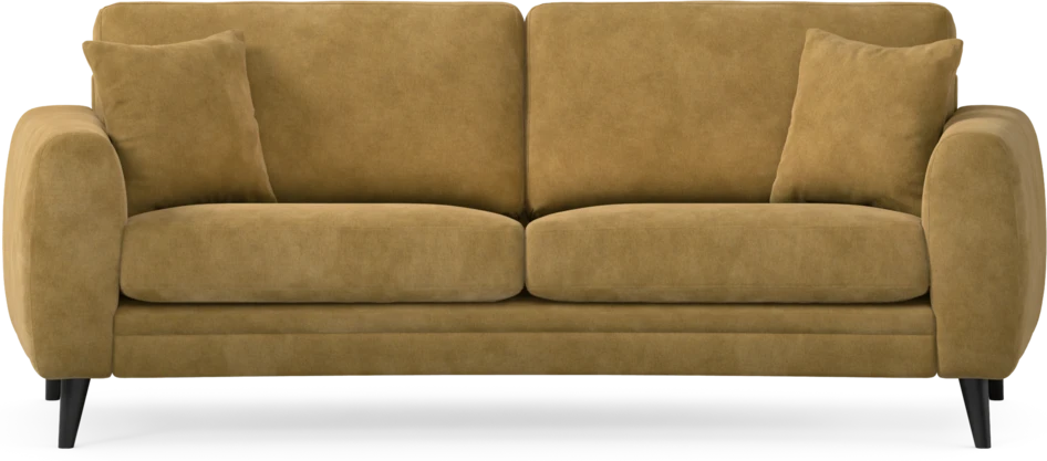 Eden - 2,5-sits soffa svängd - Gul