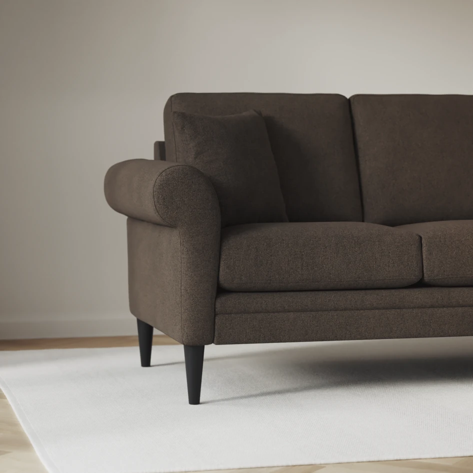 Eden - Hörnsoffa, 2+2-sits - Brun