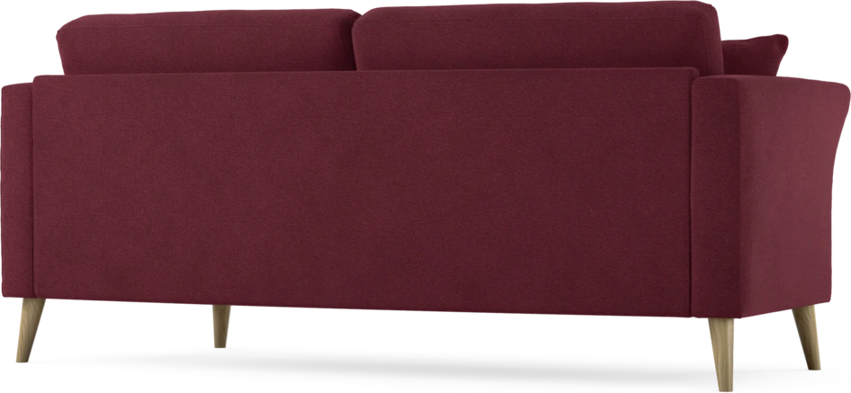 Eden - 2,5-sits soffa svängd - Röd
