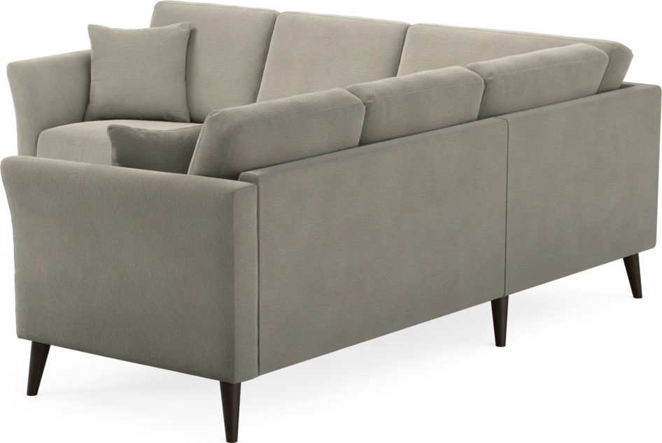 Eden - Hörnsoffa, 2+2-sits - Brun