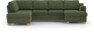 Friday - 3-sits soffa med divan vänster och schäslong höger - Grön