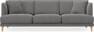Macy Lux - 3-sits soffa XL - Grå