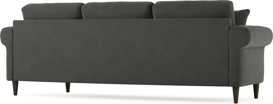 Eden - 3-sits soffa svängd - Grå