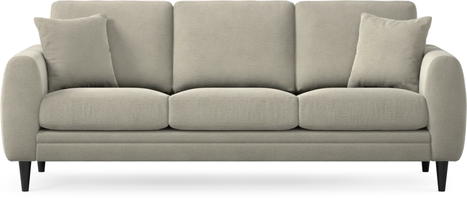 Eden - 3-sits soffa - Brun