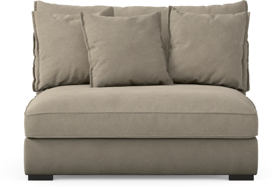 Rossi - 2-sits utan armstöd - Beige