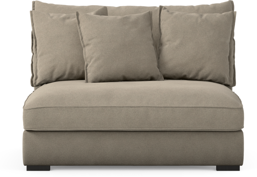 Rossi - 2-sits utan armstöd - Beige