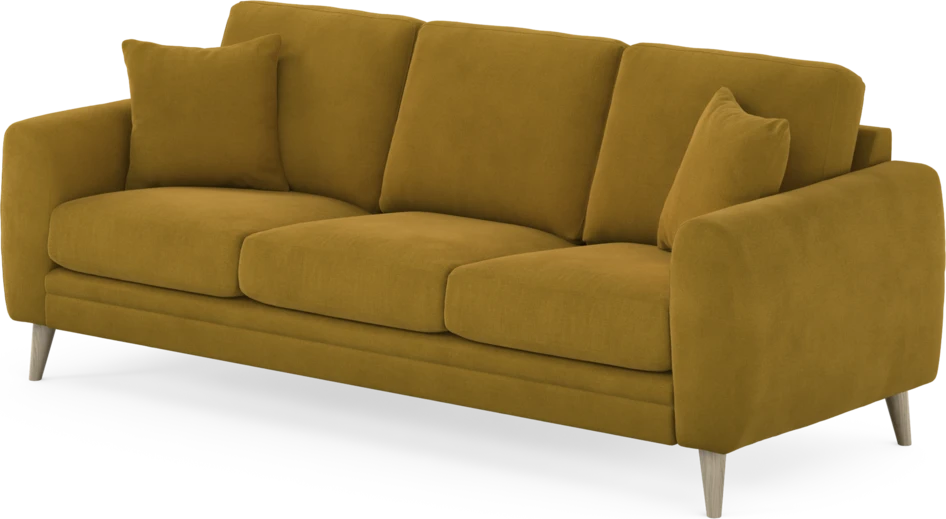 Eden - 3-sits soffa - Gul