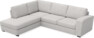 Friday - 2,5-sits soffa med divan vänster - Grå