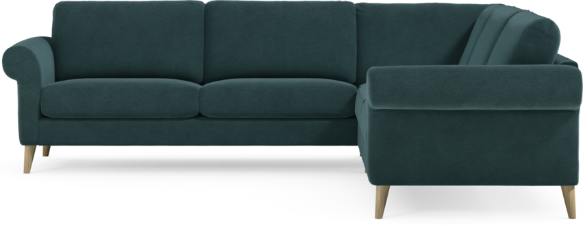 Bridge - Hörnsoffa, 2+2-sits - Blå