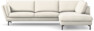 Madison Lux - 3-sits soffa med divan höger - Vit