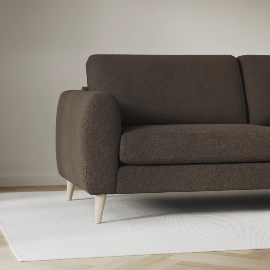 Bridge - 3-sits soffa - Brun