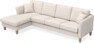 Eden - 3-sits soffa med schäslong - Beige