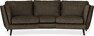 Madison - 3-sits soffa svängd, 70 cm - Brun