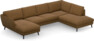 Madison Lux - 2-sits soffa med schäslong vänster och divan höger - Brun
