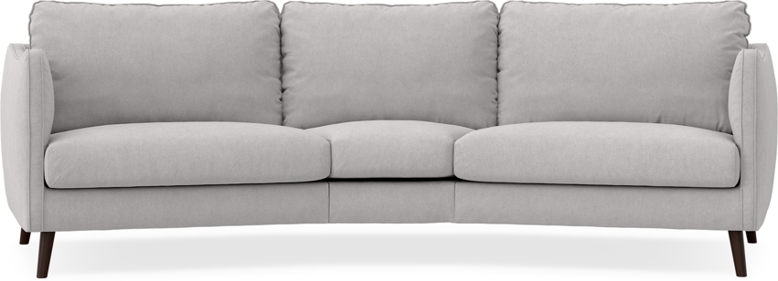 Madison - 3-sits soffa svängd, 90 cm - Grå