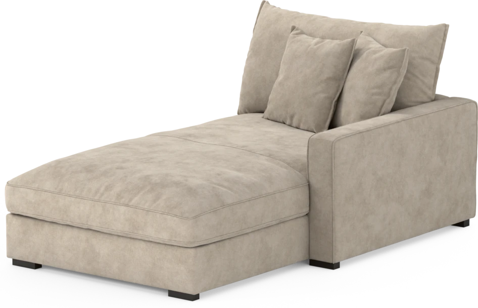 Rossi - Schäslong höger - Beige