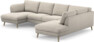 Madison Lux - 2-sits soffa med schäslong vänster och divan höger - Beige