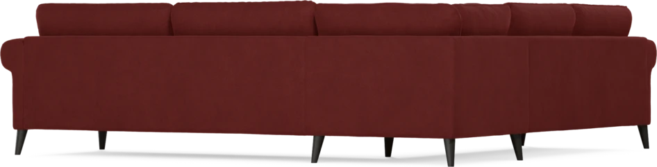 Bridge - Hörnsoffa, 2+3-sits - Röd