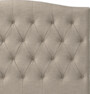 Delux Välvd - Sänggavel, 90-210 cm - Beige