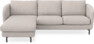 Madison Lux - 2-sits soffa med schäslong vänster - Grå