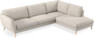 Madison Lux - 3-sits soffa med divan höger - Vit