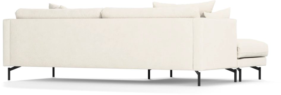Harper - 4-sits med schäslong XL vänster - Vit