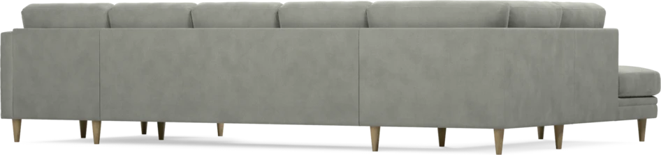 Eden - 3-sits soffa med divan vänster och schäslong höger - Grå